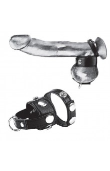 Утяжка для мошонки и пениса Cock Ring With 1  Ball Stretcher And Optional Weight Ring