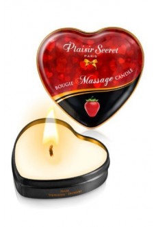 Массажная свеча с ароматом клубники Bougie Massage Candle - 35 мл.