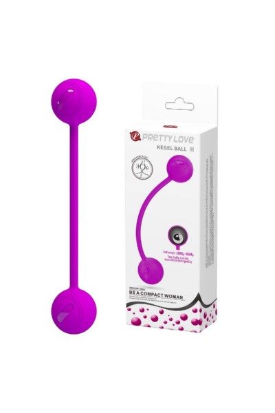 Лиловые вагинальные шарики KEGEL BALL III