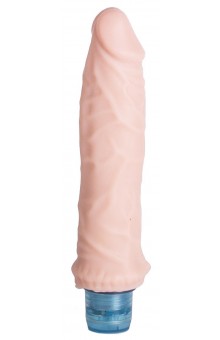 Телесный вибратор Vibro Realistic Cock Dildo - 17,5 см.