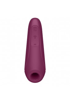 Бордовый вакуум-волновой стимулятор Satisfyer Curvy 1+