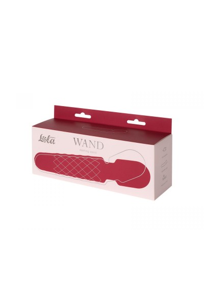 Красный вибромассажер Dashing Wand - 21 см.