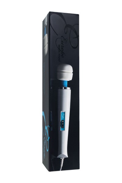 Белый вибромассажёр Magic Wand Europe - 31,5 см.