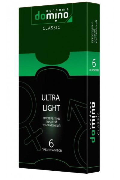 Супертонкие презервативы DOMINO Classic Ultra Light - 6 шт.