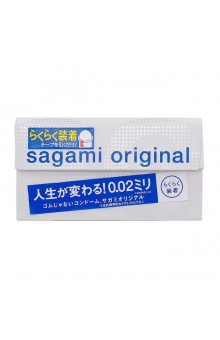 Ультратонкие презервативы Sagami Original 0.02 Quick - 6 шт.