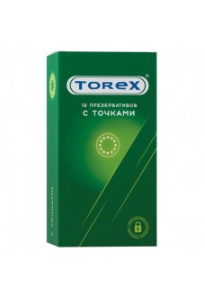 Текстурированные презервативы Torex  С точками  - 12 шт.