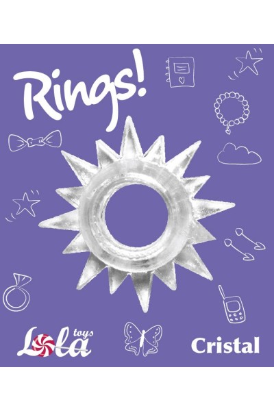 Прозрачное эрекционное кольцо Rings Cristal