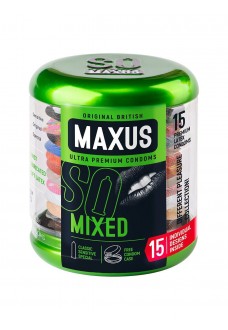 Презервативы MAXUS Mixed - 15 шт.