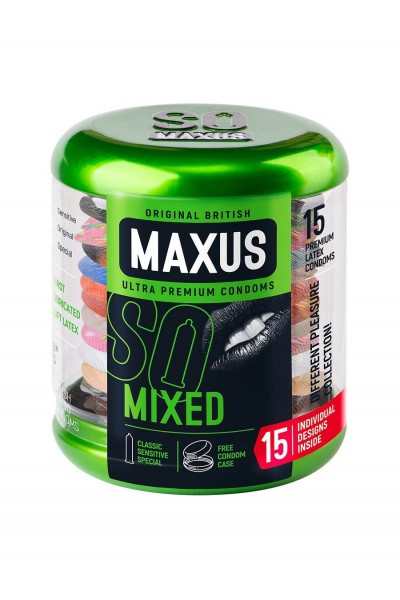 Презервативы MAXUS Mixed - 15 шт.