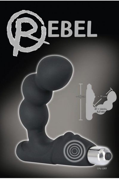 Стимулятор простаты с вибрацией Rebel Bead-shaped Prostate Stimulator