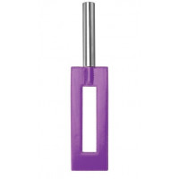 Фиолетовая шлёпалка Leather Gap Paddle - 35 см.