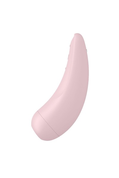 Розовый вакуум-волновой стимулятор Satisfyer Curvy 2+