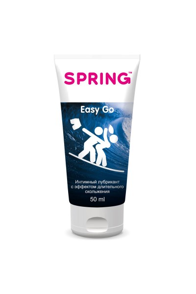 Интимный лубрикант с длительным скольжением Spring Easy Go - 50 мл.