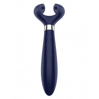 Синий вибромассажер для пар Satisfyer Endless Fun