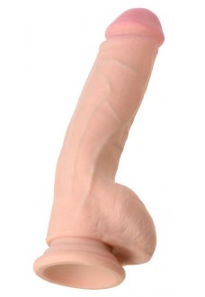 Телесный фаллоимитатор  RealStick Elite DILDO Marc - 24 см.