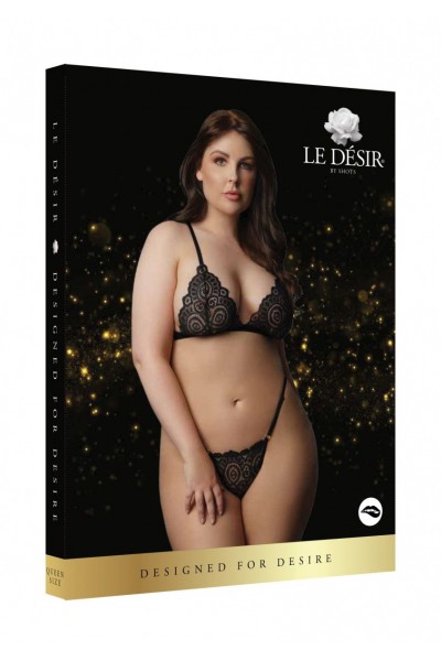 Роскошный комплект белья Magic Lace Velvet Lingerie Set