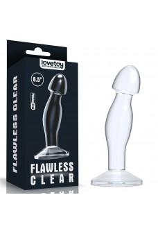 Прозрачная анальная втулка Flawless Clear - 16,5 см.