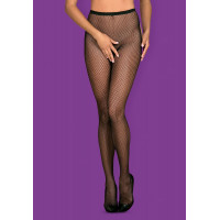 Эффектные стрип-панти в мелкую сеточку с плетением