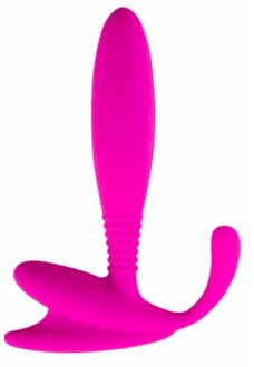 Розовый стимулятор простаты Beginner P-Spot Massager - 12 см.