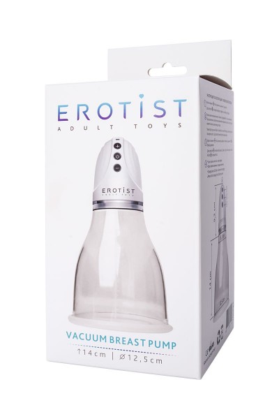 Вакуумная помпа для груди Erotist Adult toys