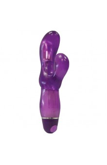 Фиолетовый вибратор для точки G ULTRA G-SPOT - 15 см.