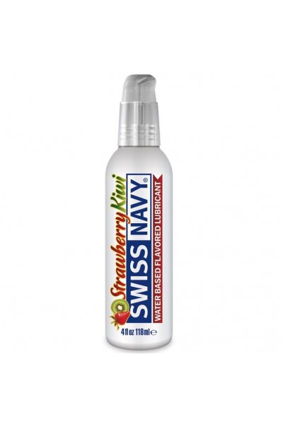 Лубрикант Swiss Navy Strawberry Kiwi Lube с ароматом клубники и киви - 118 мл.