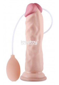 Телесный фаллоимитатор 8.5 Soft Ejaculation Cock - 21,6 см.