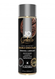 Лубрикант с ароматом шоколада JO GELATO DECADENT DOUBLE CHOCOLATE - 120 мл.