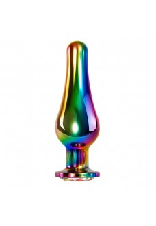 Радужная металлическая пробка Rainbow Metal Plug Large - 12,9 см.