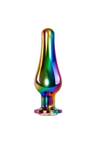 Радужная металлическая пробка Rainbow Metal Plug Large - 12,9 см.