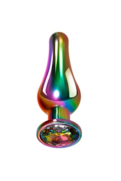 Радужная металлическая пробка Rainbow Metal Plug Large - 12,9 см.